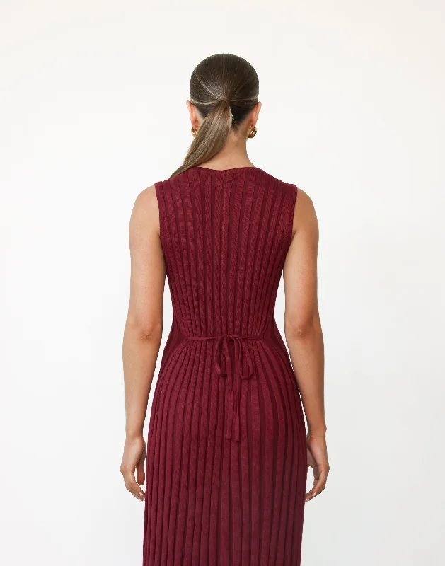 Mariposa Maxi Dress (Cranberry)