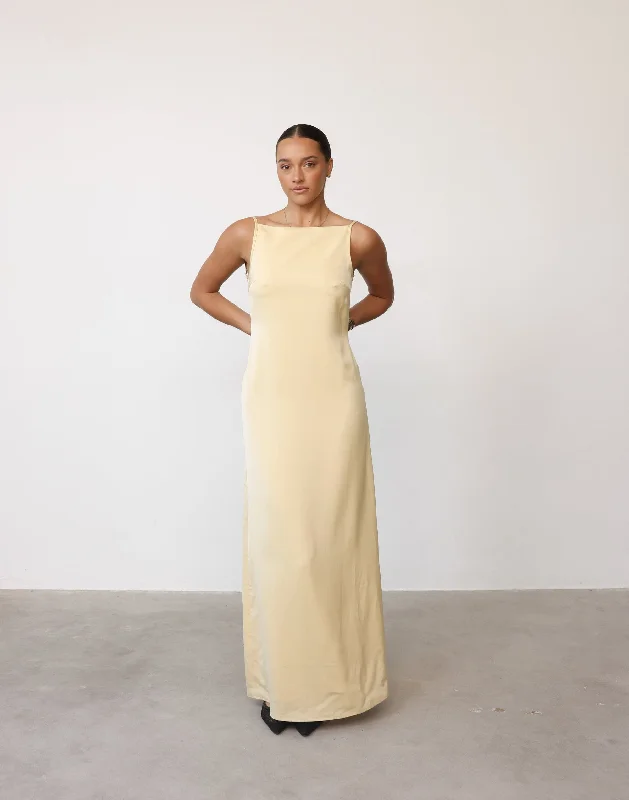 Ophelia Maxi Dress (Honeycomb)