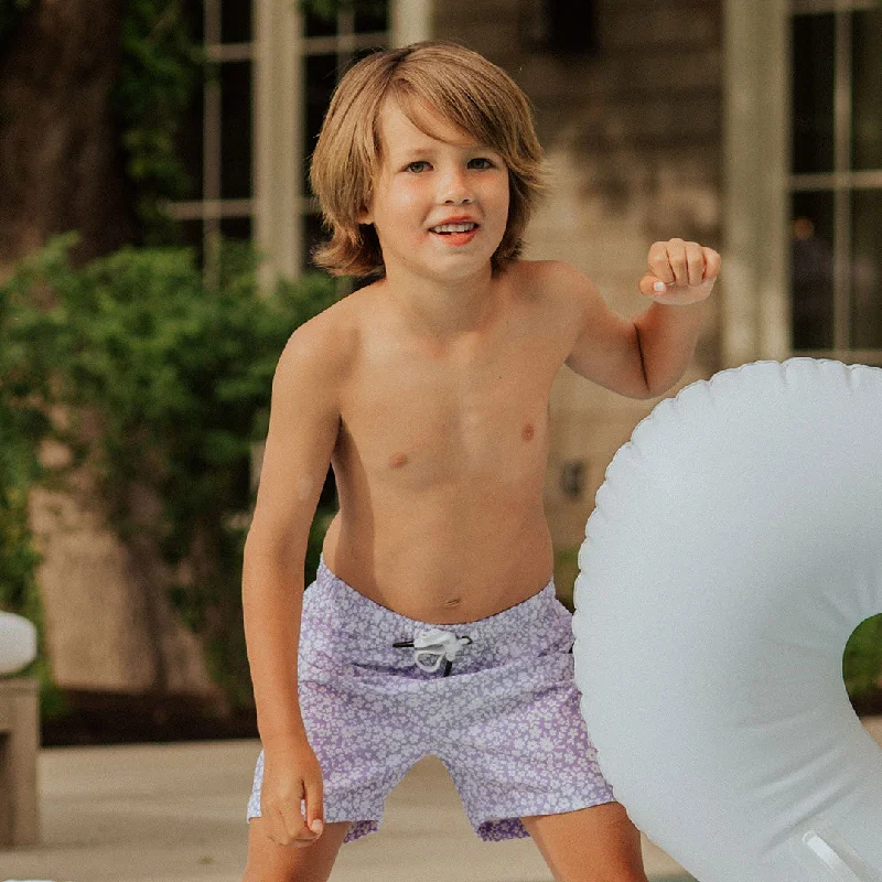 Lilac Jr. Swim Trunks