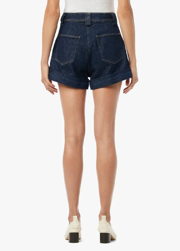 Joes Jeans The Avery High Rise Cuffed Short in Rinse