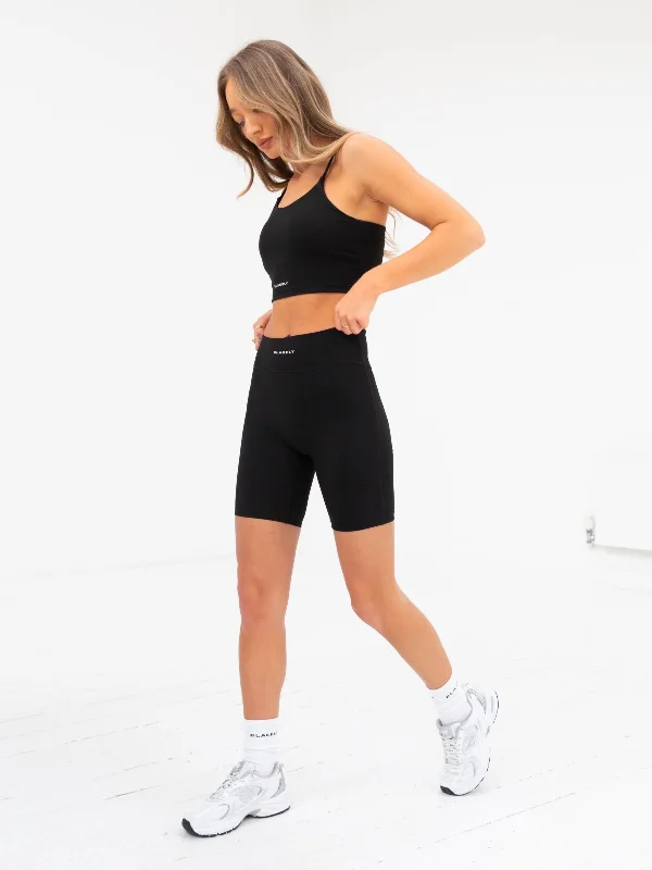 Soft Sculpt Cycling Shorts - Black