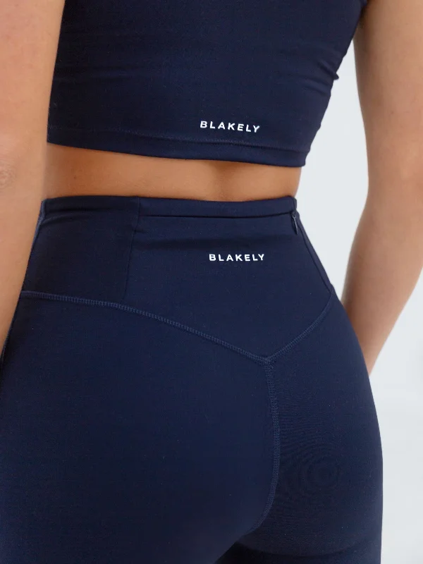 Soft Sculpt Cycling Shorts - Navy