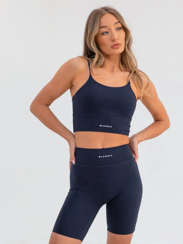 Soft Sculpt Cycling Shorts - Navy