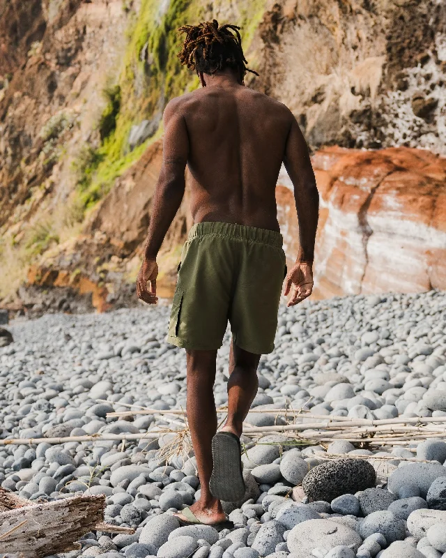 Cali Cargo Swim Short - Khaki