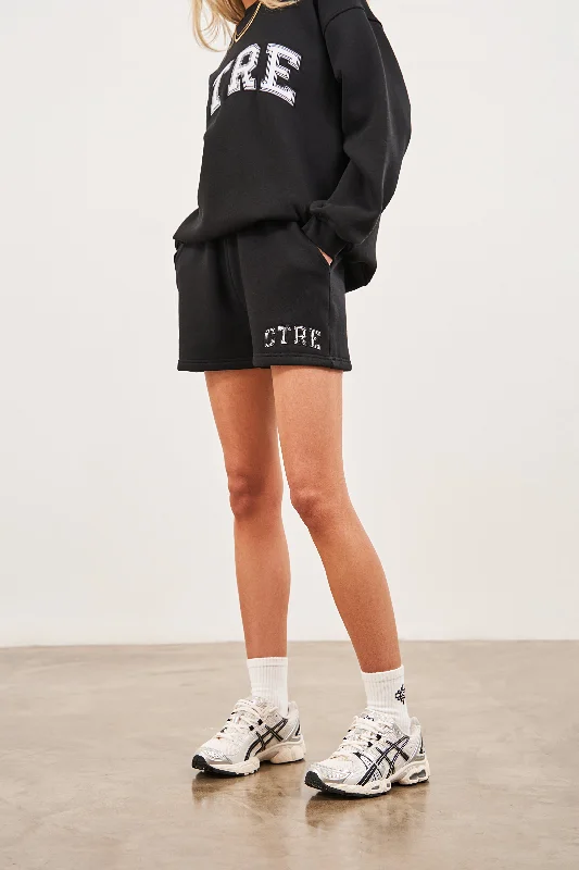 CTRE JERSEY SHORTS - BLACK