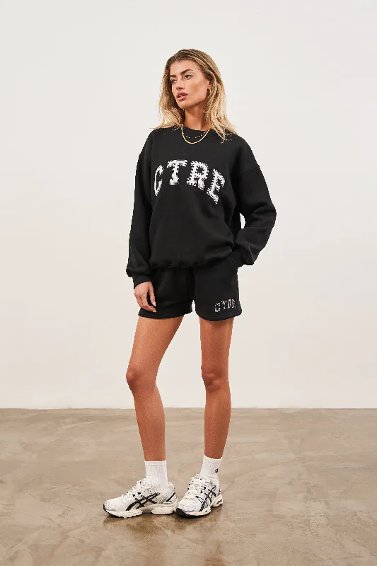 CTRE JERSEY SHORTS - BLACK