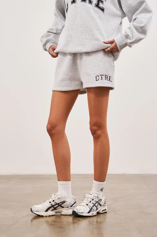 CTRE JERSEY SHORTS - GREY MARL