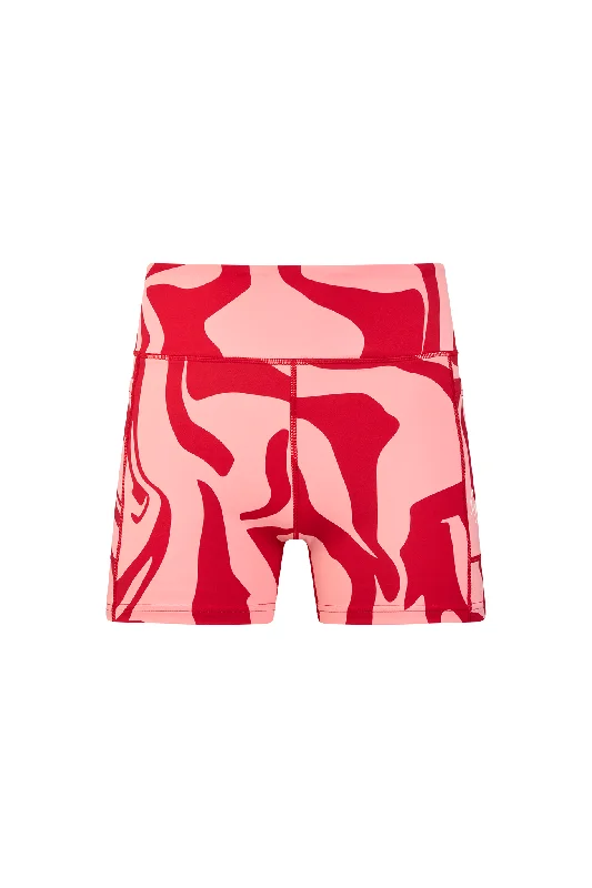 Dianthis LCD Pink Women's Compression Shorts