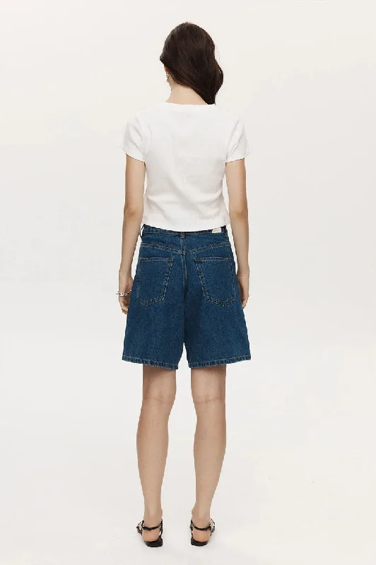 Marle Relaxed Jean Short - Heritage Blue