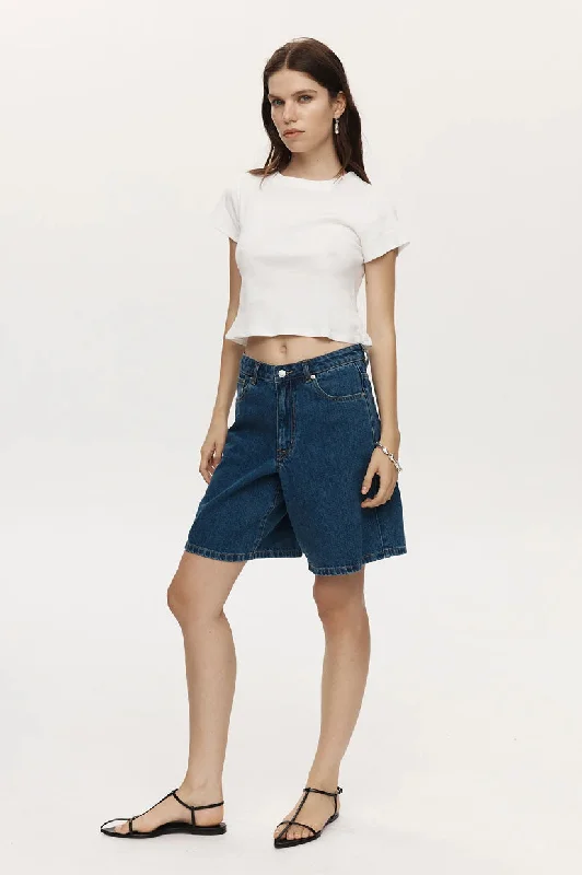 Marle Relaxed Jean Short - Heritage Blue