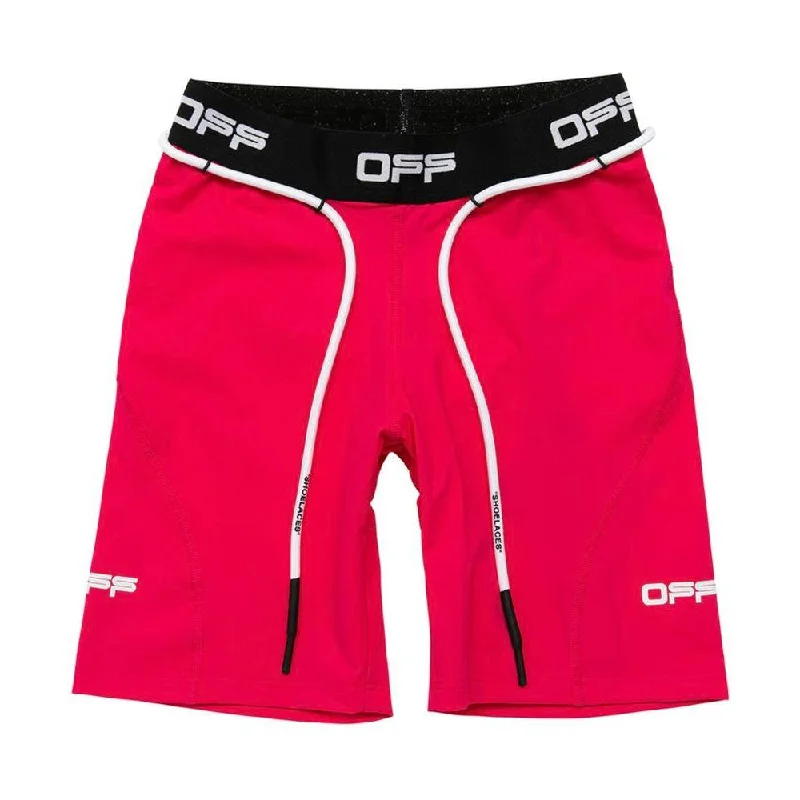 Off-White Chic Pink Elasticized Logo Shorts