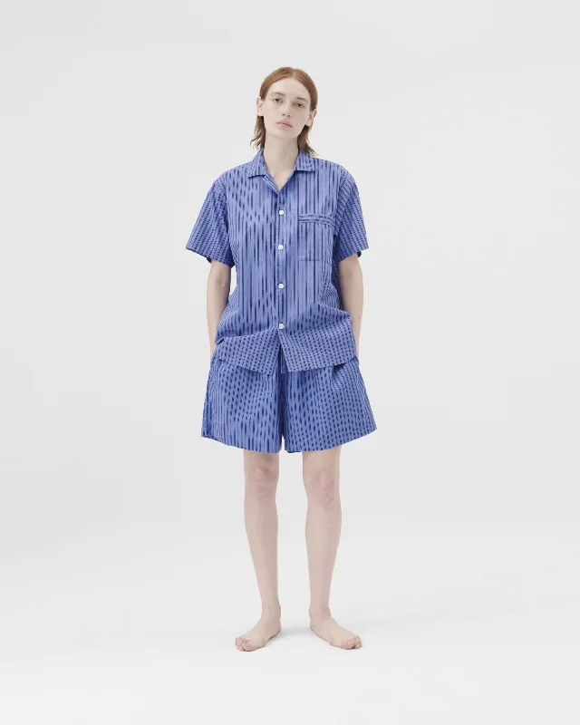 Sleepwear (Poplin) Pyjama Shorts - Boro Stripes