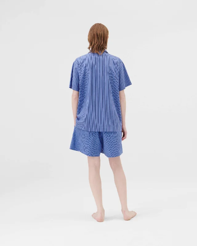 Sleepwear (Poplin) Pyjama Shorts - Boro Stripes