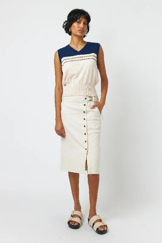 Sylvester Utility Skirt Chalk