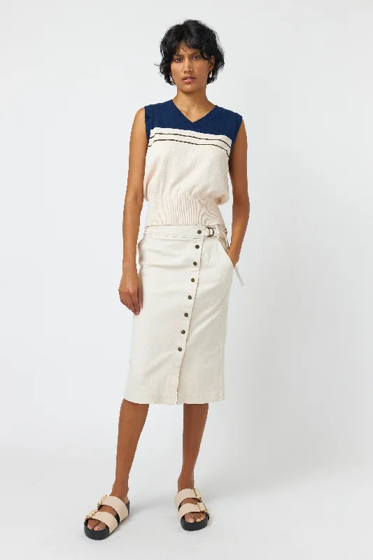 Sylvester Utility Skirt Chalk