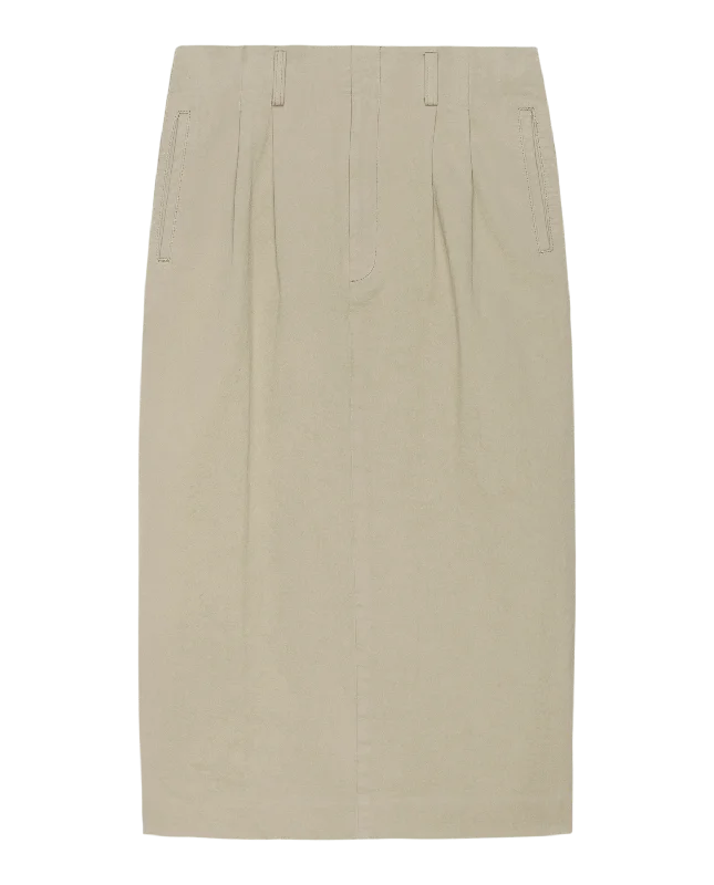 The Pleated Column Skirt. -- Desert Fatigue