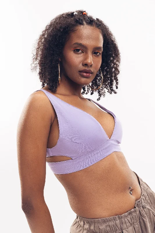 Misty Lilac Buckle Bralette