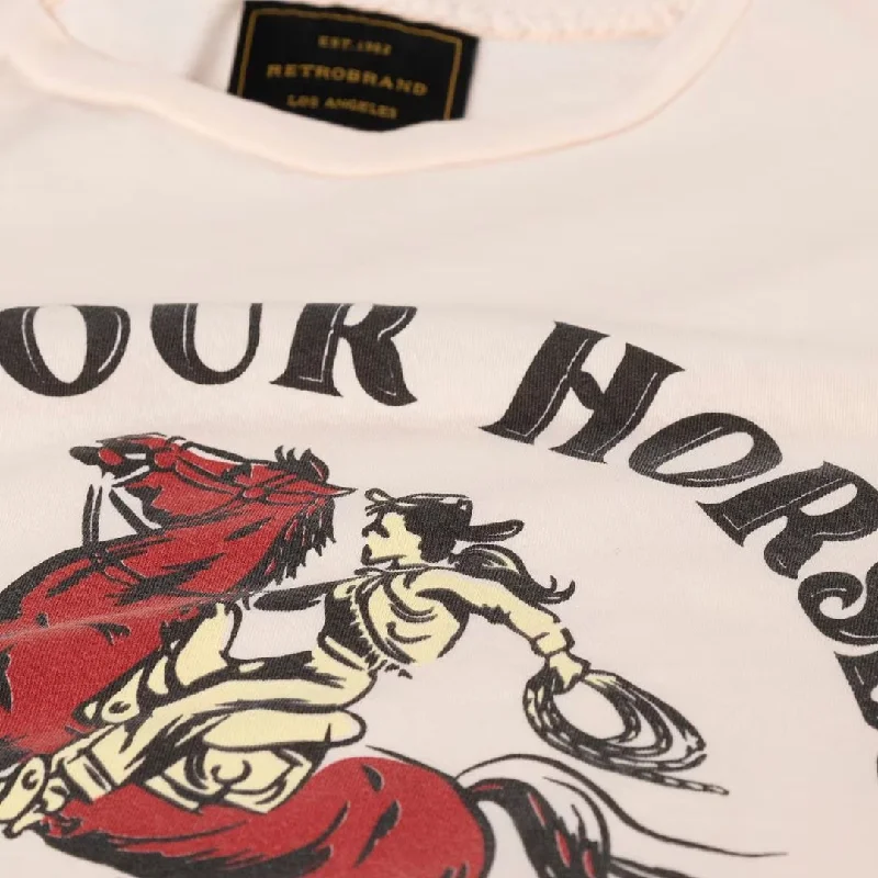 Hold Your Horses Tee (Vintage Pale)