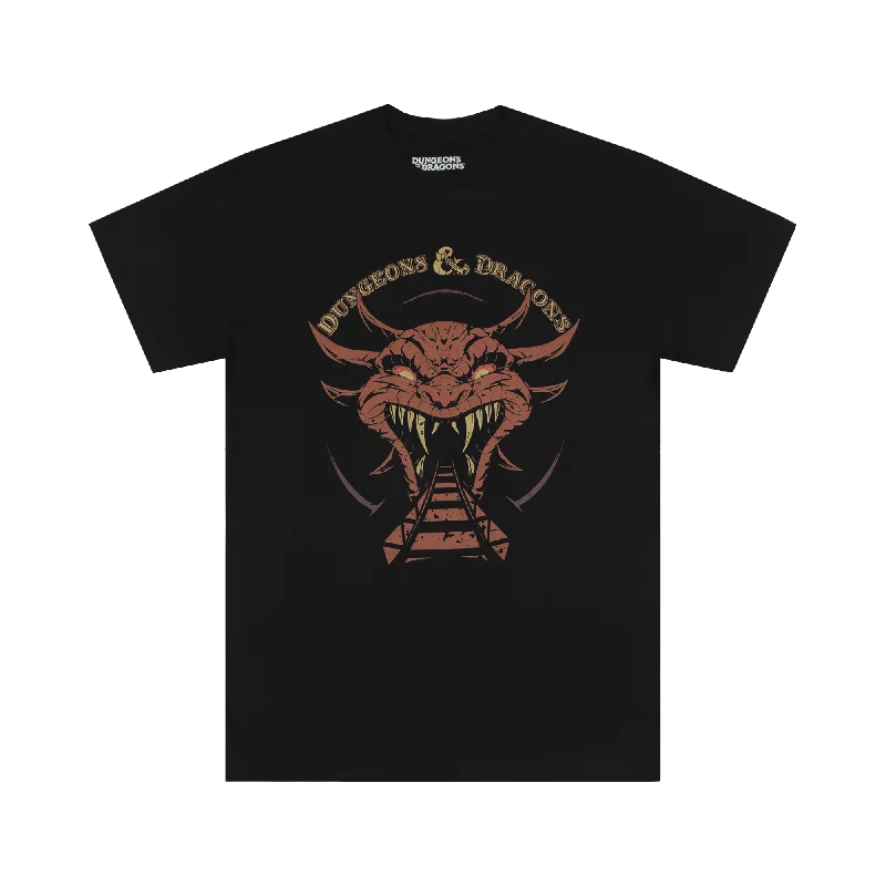 Dragon Mouth Carousel Black Tee