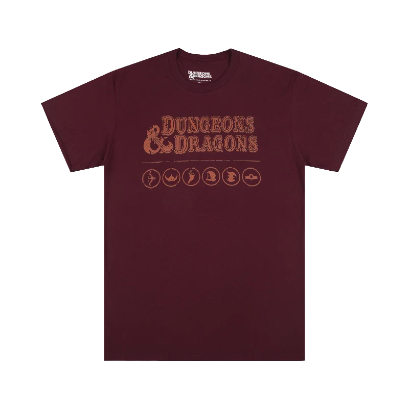 Logo & Character Maroon Tee