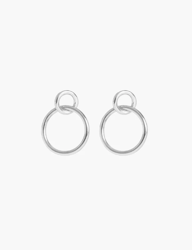 Ven Hoops 1"", Silver