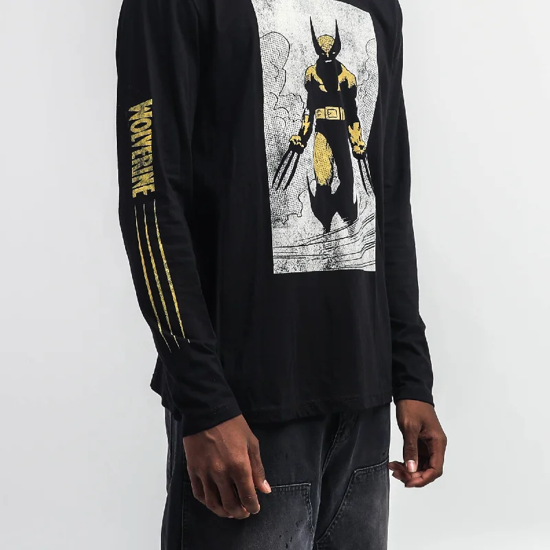 X-Men Wolverine Black Long Sleeve