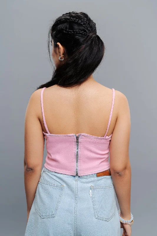 Pink Shenanigan Crop Top