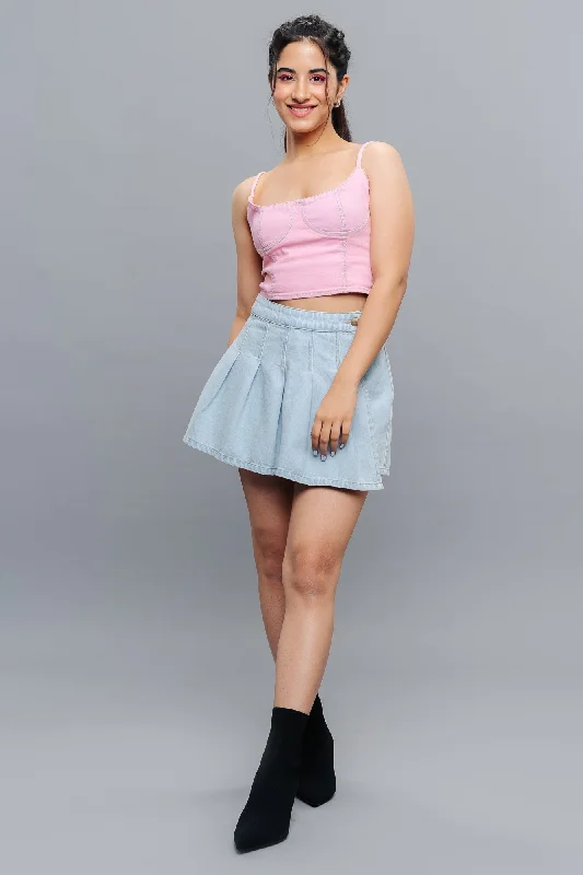 Pink Shenanigan Crop Top