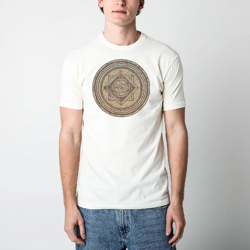 Carved Eye Symbol Natural Tee