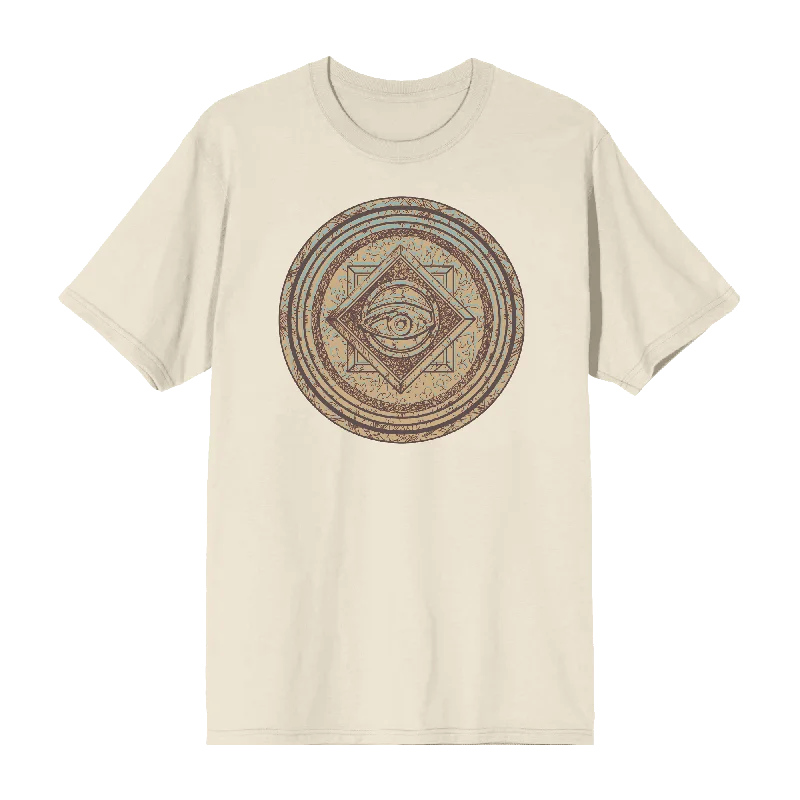 Carved Eye Symbol Natural Tee