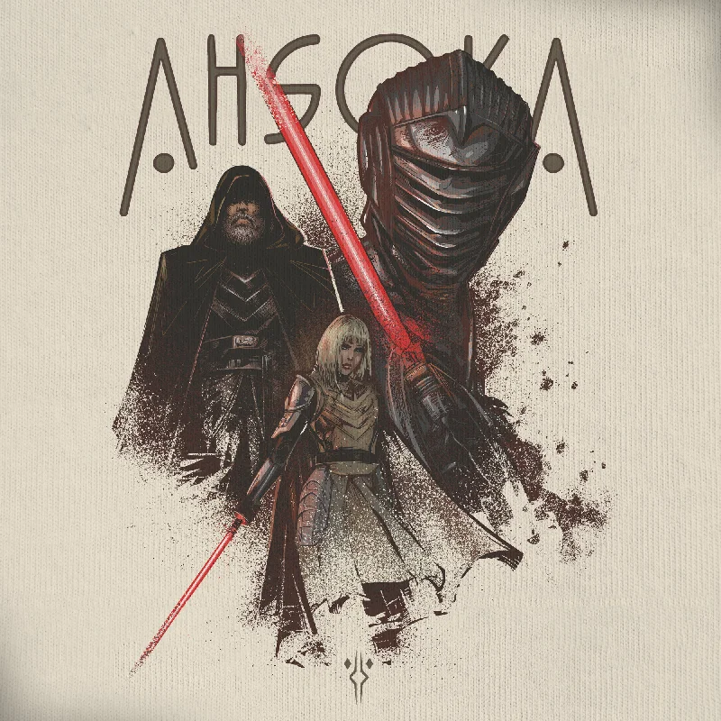 Ahsoka Sith Trio Full Color Print on Natural Tee