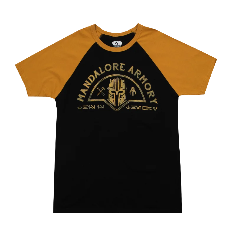 Mandalore Armory Black & Gold Raglan