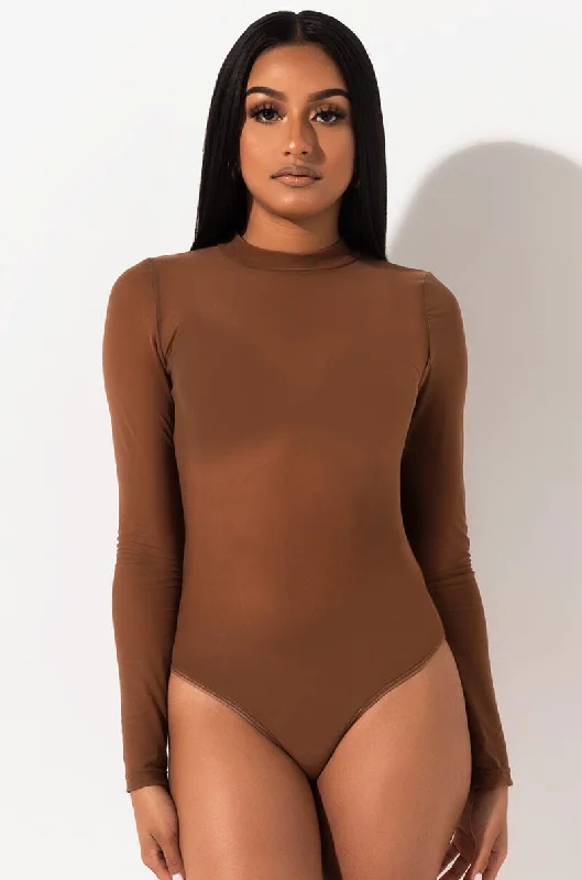 SHE'S GOTTA HAVE IT MESH BODYSUIT TAN