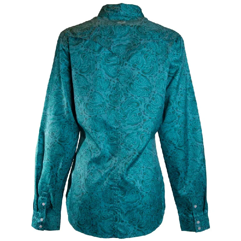 'Hooey' Women's ""Sol Competition"" Western Button Down - Teal