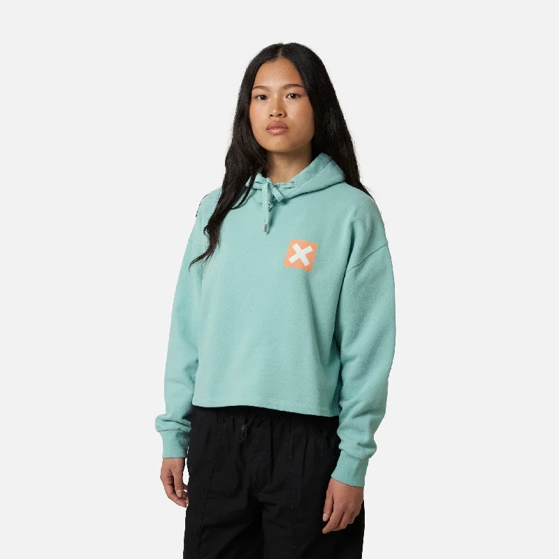 HOODIE MUJER NATURE ACQUA