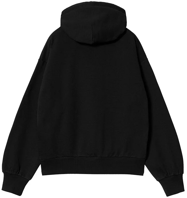 Carhartt WIP Womens Hooded Casey Sweatshirt Black Silver