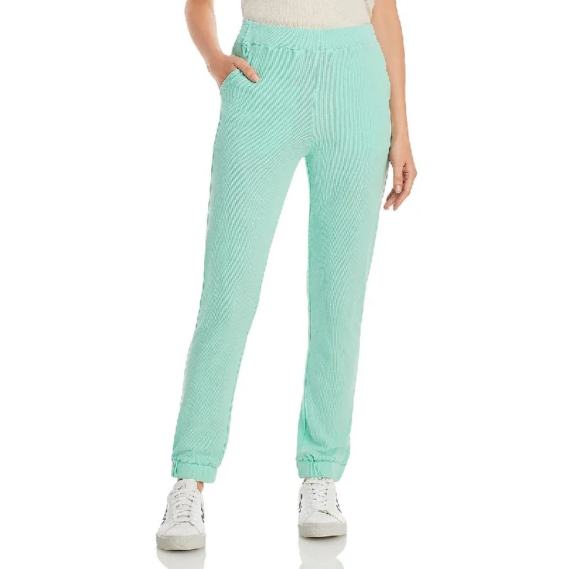 Chaser Womens Waffle Knit Sweatpants Jogger Pants