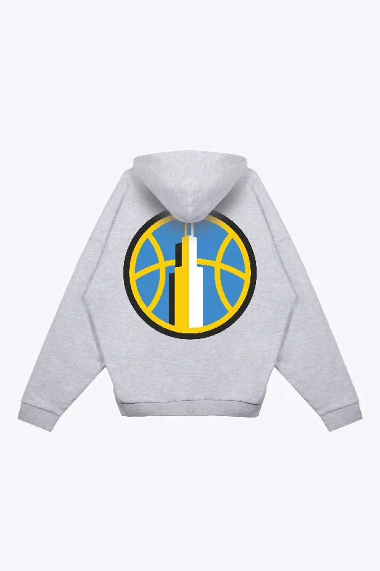 Chicago Sky Essentials Heavyweight Hoodie - Ash