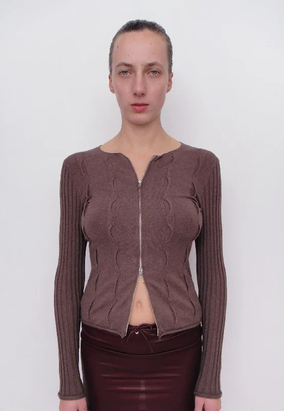 Forat Jumper - Brown