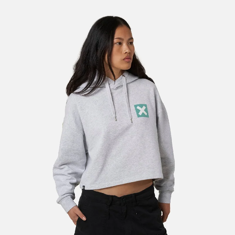 HOODIE MUJER NATURE LIGHT GREY MELANGE