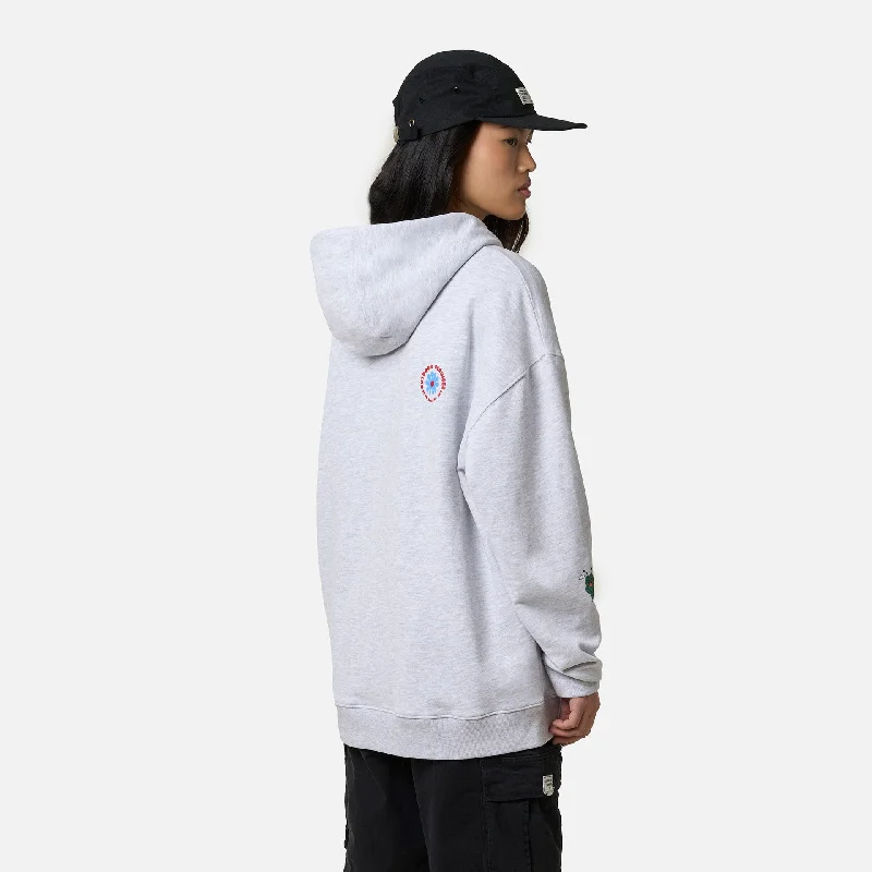 HOODIE RANDOM LIGHT GREY MELANGE