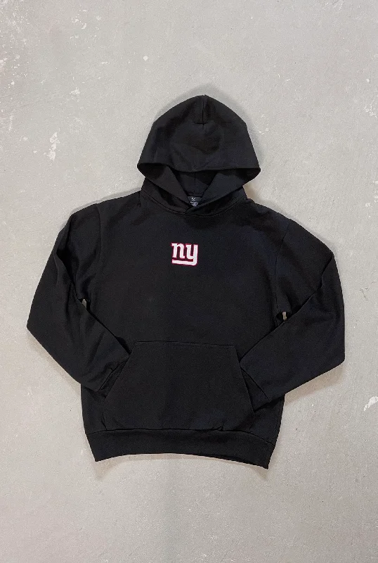 New York Giants Logo Heavyweight Hoodie - Black