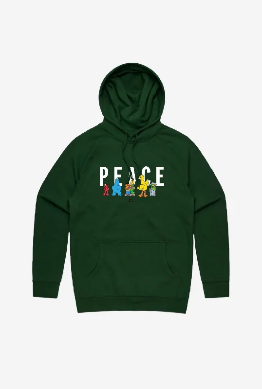 P/C x Sesame Street Hoodie - Forest Green