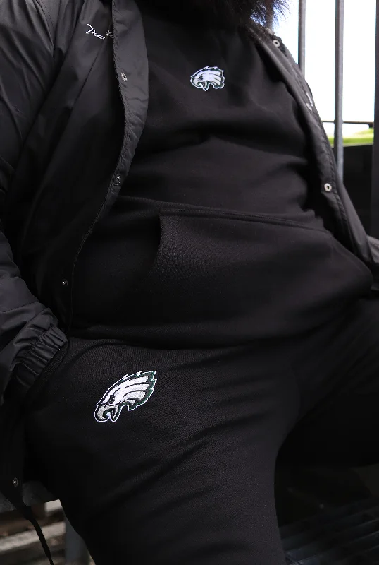 Philadelphia Eagles Logo Heavyweight Hoodie - Black