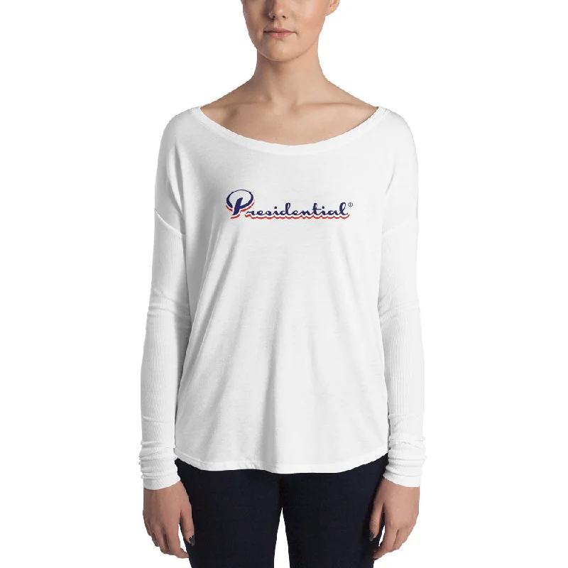 Presidential Two Color Ladies' Long Sleeve Tee