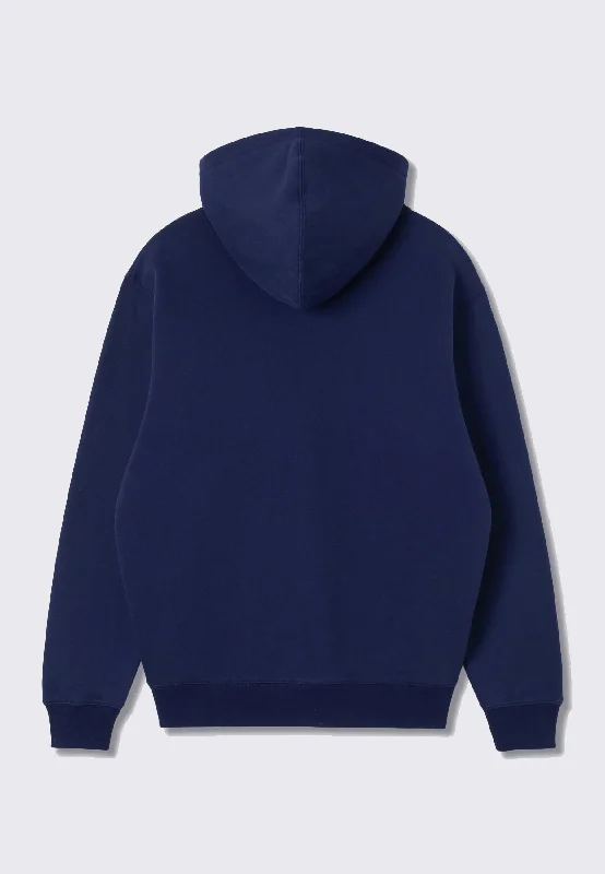 Ray Bow Zip Hoodie - Navy