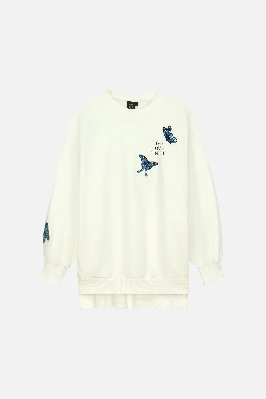 STAIRWAY BUTTERFLY SWEATSHIRT WOMEN