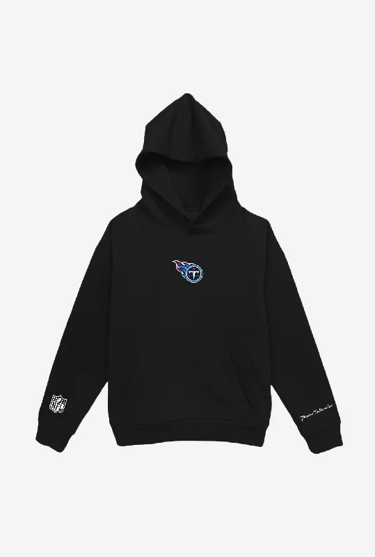 Tennessee Titans Logo Heavyweight Hoodie - Black