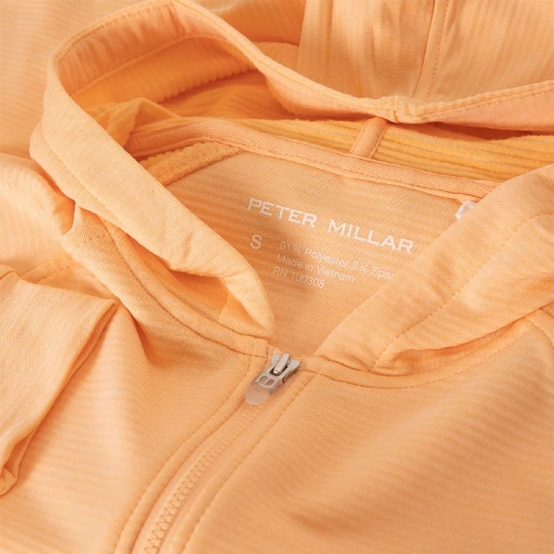 Womens Beaumont Full Zip Hoodie Orange Sorbet - SS24