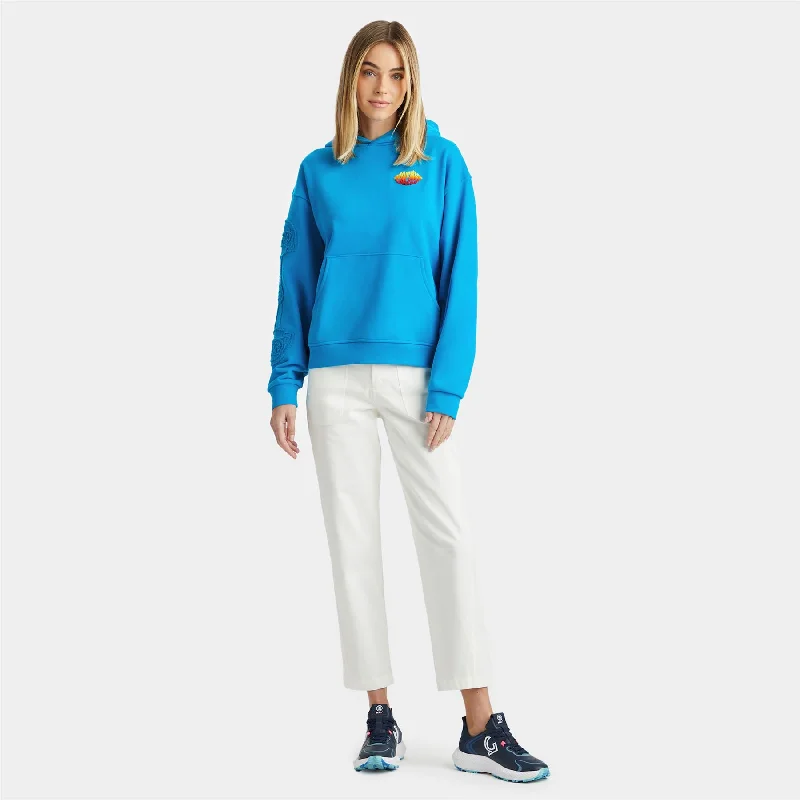 Womens Mother Golfer Oversized French Terry Hoodie Catalina - SS24